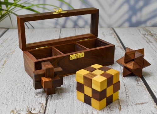 Puzzle legno artigianale - puzzle,
