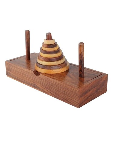 Gioco puzzle torre hanoi - puzzle,