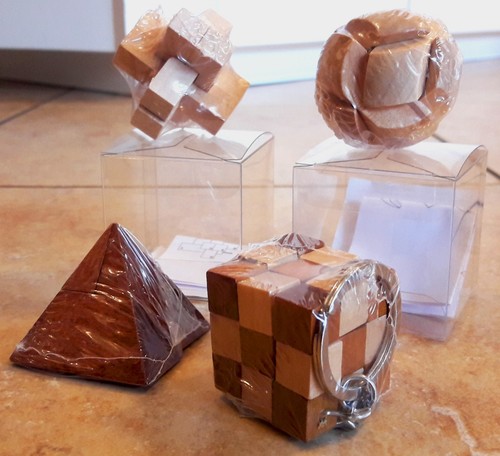 Rompicapo puzzle 4 giochi - 3d,