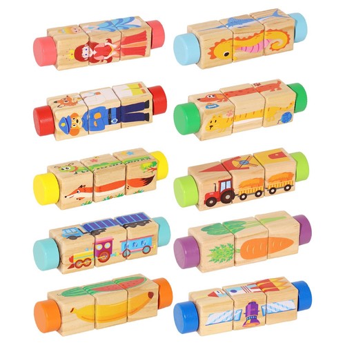 Legno con blocchi - con,