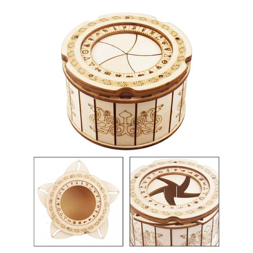 Scatola puzzle legno non - scatola,