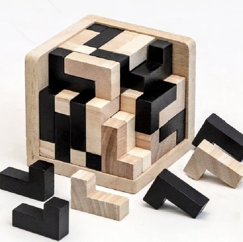 Cubelix rompicapo in legno - cubelix,