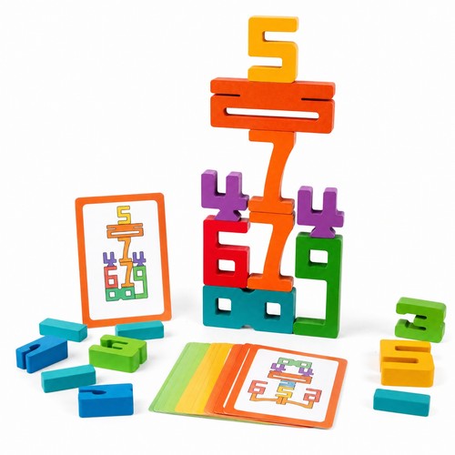Puzzle numeri legno - puzzle,