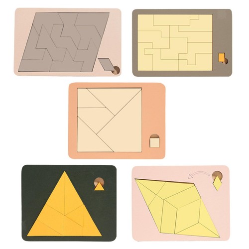 Tangram legno set - tangram,