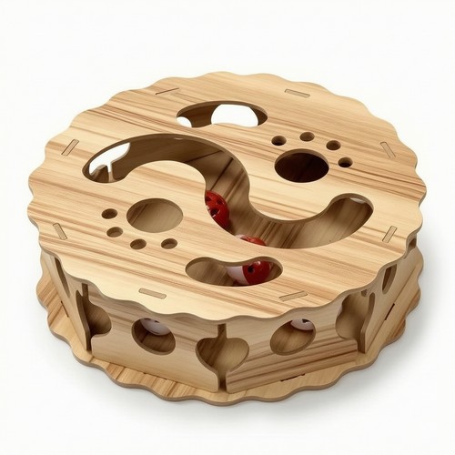 Scatola labirinto legno - scatola,