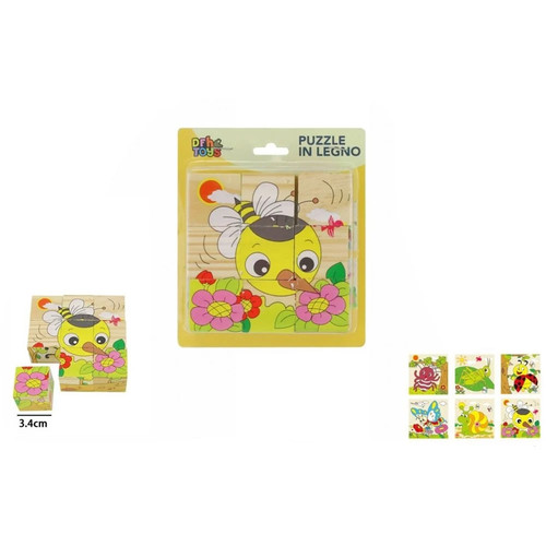 Puzzle rompicapo cubi - puzzle, legno