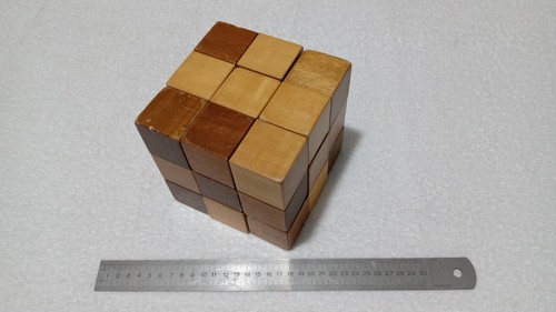 Rompicapo legno cubo tipo - rompicapo,