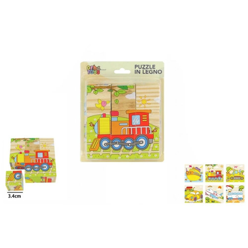 Puzzle rompicapo cubi - puzzle, legno